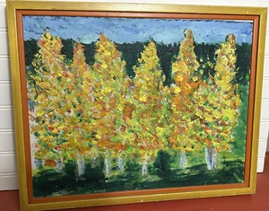 Landscape Painting by Elizabeth Mitchell Pajerski Vicksburg MS artist canvas vtg - Picture 1 of 21