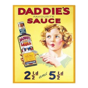 Daddies Sauce Metall Werbung Wandschild - Bild 1 von 1