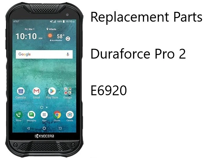 Teléfono impermeable Kyocera DuraForce PRO 2 E6920 - (ATT bloqueado)- 64 GB 4G LTE - A10 Foto 1 de 1