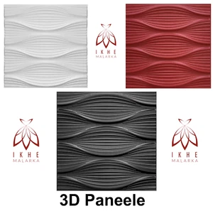 3m²/12 Stück 3D Paneele PVC Kunststoffpaneele Wandpaneele DNA viele Farben - Bild 1 von 20
