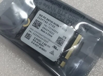 WD PC SN740 2TB M.2 2230 SSD NVMe PCIe4x4 For Steam Deck ASUS ROG Flow X Laptop