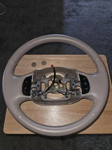 97-03 Ford Tan F150 F250 F350 EXPEDITION Leather Steering Wheel LOOK - Bild 1 von 14
