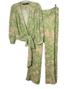 Iris Setlake Damen Größe 10 Set Hose Crop Shirt - Bild 1 von 6