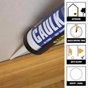 Everbuild Caulk Once Premium Quality Acrylic Caulk – Flexible – Fast Drying - Picture 1 of 3