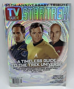 TV Guide Star Trek 35th Anniversary Tribute Issue 2002 Holographic Cover Poster - Picture 1 of 7