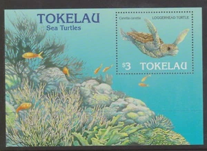 (F24-20) 1995 TOKELAU IS M/S sea turtles (T) - Picture 1 of 1