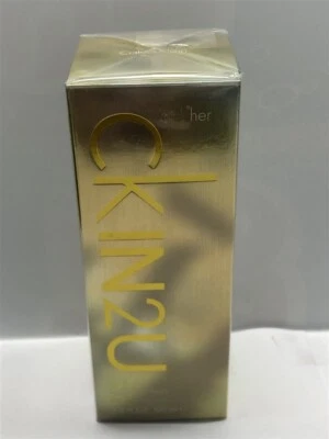 CKIN2U Calvin Klein 3,4 oz/100 ml Eau de Toilette Spray Feminino, Como Imagem - Imagem 1 de 4