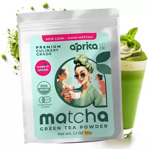 Premium Culinary Grade Organic Japanese Matcha Green Tea Powder Unsweetened, 30g - Picture 1 of 9