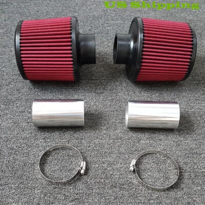for BMW N54 3.0L Dual Cone Intake Filters 135i 335i 535i 4PCS 2.25" Air Filters - Image 1 of 4
