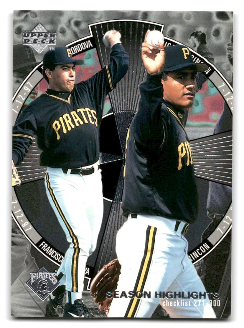 Francisco Cordova Ricardo Rincon Mark Smith 1998 Upper Deck #532
