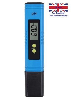 Digital PH Meter High Accuracy PH Tester Range At 0.00-14.00 Pocket Size PH Pen • 15.99£
