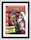 Comic Psychoanalysis Psychiatrist Patient Couch Mind Frame Art Print B12x12110