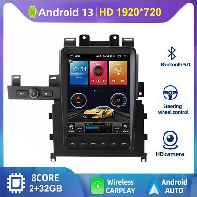 Tesla Screen Car Stereo Radio For Nissan GTR GT-R 2008-2017 Multimedia Player - Image 1 of 4