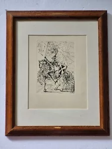 Salvador Dalí 1971 (después) Restrike grabado "EL CID", firmado en placa - Imagen 1 de 4