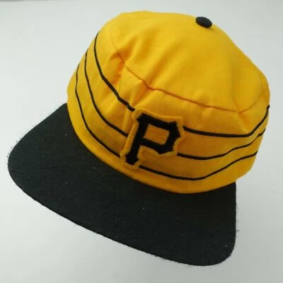 Vintage Pittsburgh Pirates Pillbox Ball Cap Hat Fitted Medium Baseball Adult - Image 1 of 4