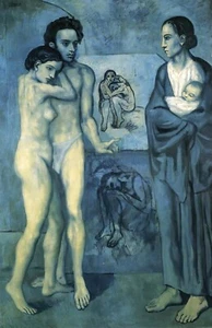The Life Painting by Pablo Picasso Reproduction - Picture 1 of 3