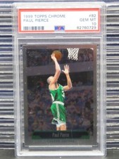 1999-00 Topps Chrome Paul Pierce #82 PSA 10 GEM MINT Boston Celtics