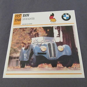 483C Edito Estación De Ficha Folleto BMW 328 - Imagen 1 de 2