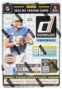 2023 Panini Donruss Football Trading Cards Holiday Blaster Box - 1 Sweater Card - Picture 1 of 8