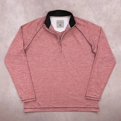 Robert Graham Men's Sentient Active Fit Performance Stretch L/S 1/4 Zip Large Foto 1 de 4