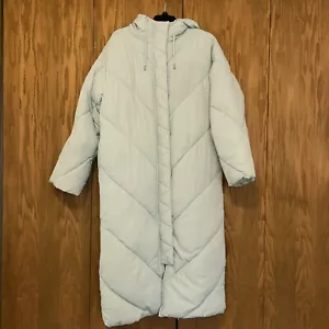NWT Monkl Light Green Super Puffer Coat Size XS - Picture 1 of 10