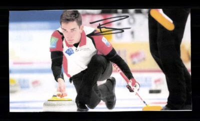 Peter de Cruz Original Signiert Curling + A 239186 - Bild 1 von 2
