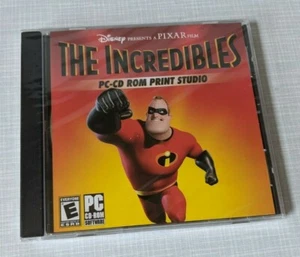 The Incredibles PC CD-ROM Print Studio Software BRAND NEW SEALED Windows 98 XP - Picture 1 of 3