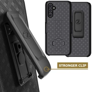 para Samsung Galaxy A14 5G Calce Ajustado Resistente Clip Cinturón Funda Soporte NEGRO - Imagen 1 de 6