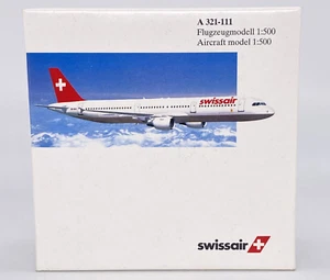 Herpa Wings 508612 - Swissair Airbus A321-111 - Maßstab 1:500 Diecast Modell OVP - Bild 1 von 9