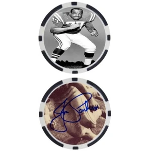 Jim Parker SIGNED Poker Chip - Top 100 NFL Football Player - Picture 1 of 2