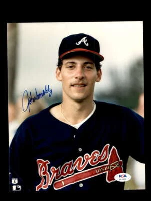 John Smoltz PSA DNA Signed  8x10 Photo Autograph Braves - Image 1 of 3