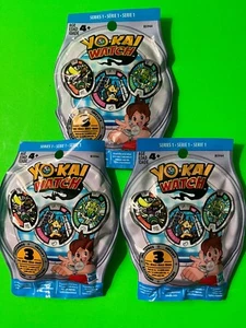 Yo-Kai Watch Series 1 (LOT OF 3 BLIND BAGS) EACH WITH 3 Medals Yokai NEW SEALED - Bild 1 von 4