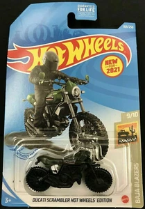 HOT WHEELS DUCATI SCRAMBLER FLYING TIGER 9/10 BAJA BLASTERS 169/250 MATTEL 2021 - Picture 1 of 3
