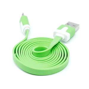 NTJ 10FT flat noodle MICRO USB data Charger Cable for SAMSUNG GALAXY S3 4 S6+ S7 - Picture 1 of 21