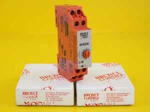 Broyce Control M1EDK Time Delay Relay 230VAC DPDT DIN Rail 0.5 - 10min (2 Pack) - Picture 1 of 9