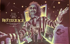 Póster impreso Matt Ryan Tobin Beetlejuice cuello de botella Mondo - Imagen 1 de 5