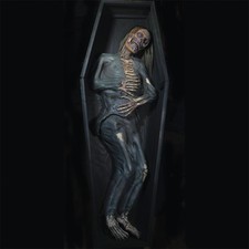 Dead Again Corpse Prop Skeleton Crypt Halloween Haunted House Life Size Body