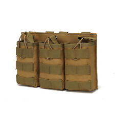 Tactical Triple Mag Pouch Backpack Vest Molle Accessories Bag Pack for Military