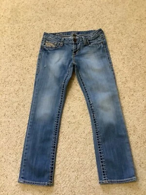 See Thru Soul Most Wanted Women’s Jeans Slightly Distressed Embroidered Size 28 - Image 1 of 4