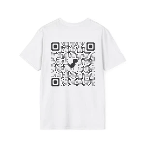 QR Code T-Shirt, Unisex Grafik Tee, Freizeitkleidung, Geburtstagsgeschenk, Tech [...] - Bild 1 von 5
