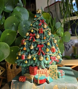 Vintage Marks & Spencer Christmas Tree Decoration Wall/ Mantle Piece Cottagecore - Picture 1 of 17
