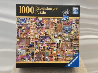 1000 Pieces Puzzle Ravensburger # 81991 Curious Cupboard Colin Thomp Jigsaw - Image 1 of 4