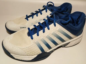 Zapatillas deportivas blancas/azules K-Swiss para hombre talla 10,5 Pickleball Express ligeras - Imagen 1 de 8
