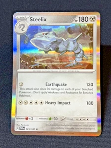 Steelix 125/182 Holo - SV04: Paradox Rift Pokémon TCG - NM - Picture 1 of 2