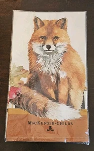 Mackenzie Childs "FALL FOX" DISH TOWEL New Sealed 70114-1218  - Picture 1 of 2