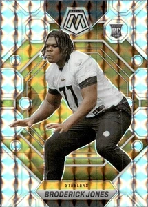 Broderick Jones Rookie - 2023 Donruss Optic Football - Silver Mosaic Prizm #288 - Bild 1 von 2