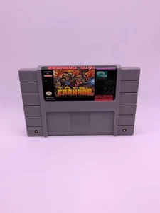 Total Carnage - Authentic Super Nintendo Game SNES - Tested - Picture 1 of 6