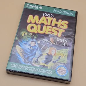 Kidโs Maths Quest PC CD-ROM Game Eureka Homeschool NEW ๐ฆ Free Tracked ๐ - Picture 1 of 4