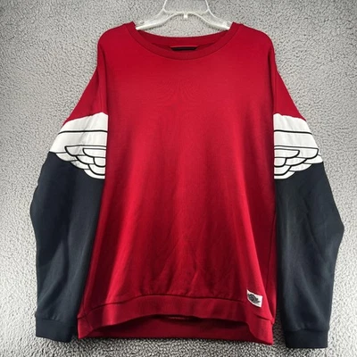 Sudadera Air Jordan Para Hombre Alas Grandes Cuello Redondo Pullover Baloncesto AO0426-687 Foto 1 de 4