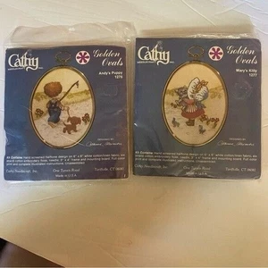 Golden Ovals Kreuzstich-Sets Andys Welpe #1276 Marys Kitty Handarbeit #1277 - Bild 1 von 2
